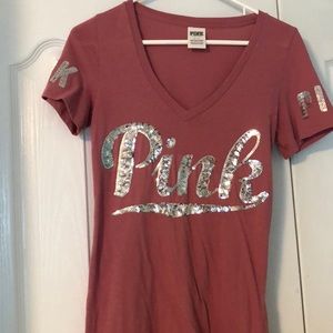 pink shirt never worn size small